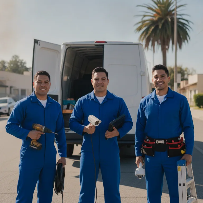 Instalación Cámaras Seguridad equipo en Cholula